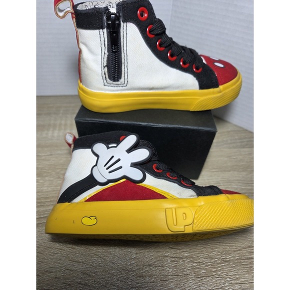 Mickey Mouse Sneaker by Ground Up Toddler Sz 8 Shoes Disney Unisex Oh Boy! - Picture 5 of 9